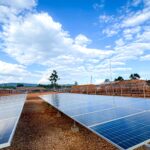 Solar panels donated by UNDP